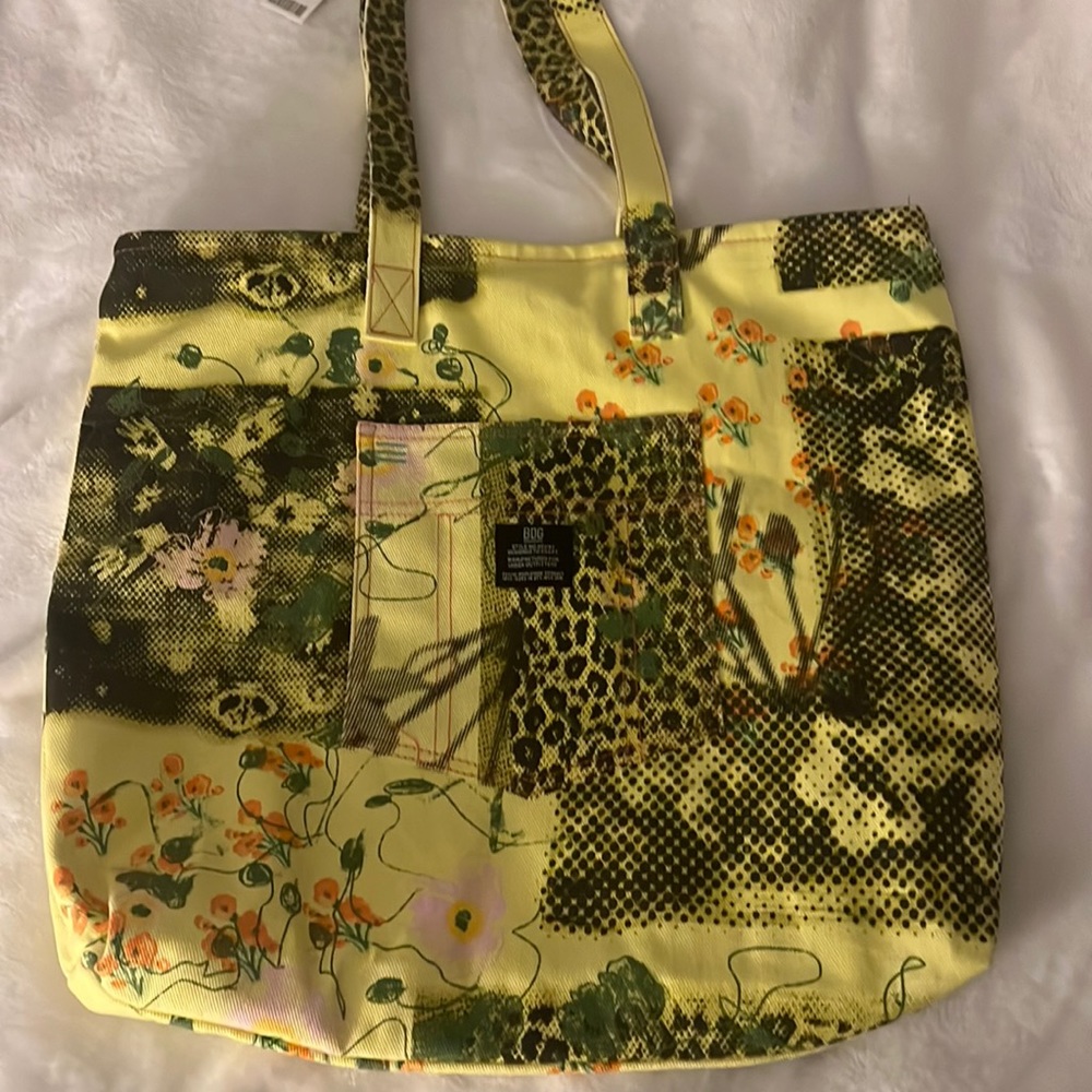 Big thick and sturdy yellow Urban Outfitter’s bag